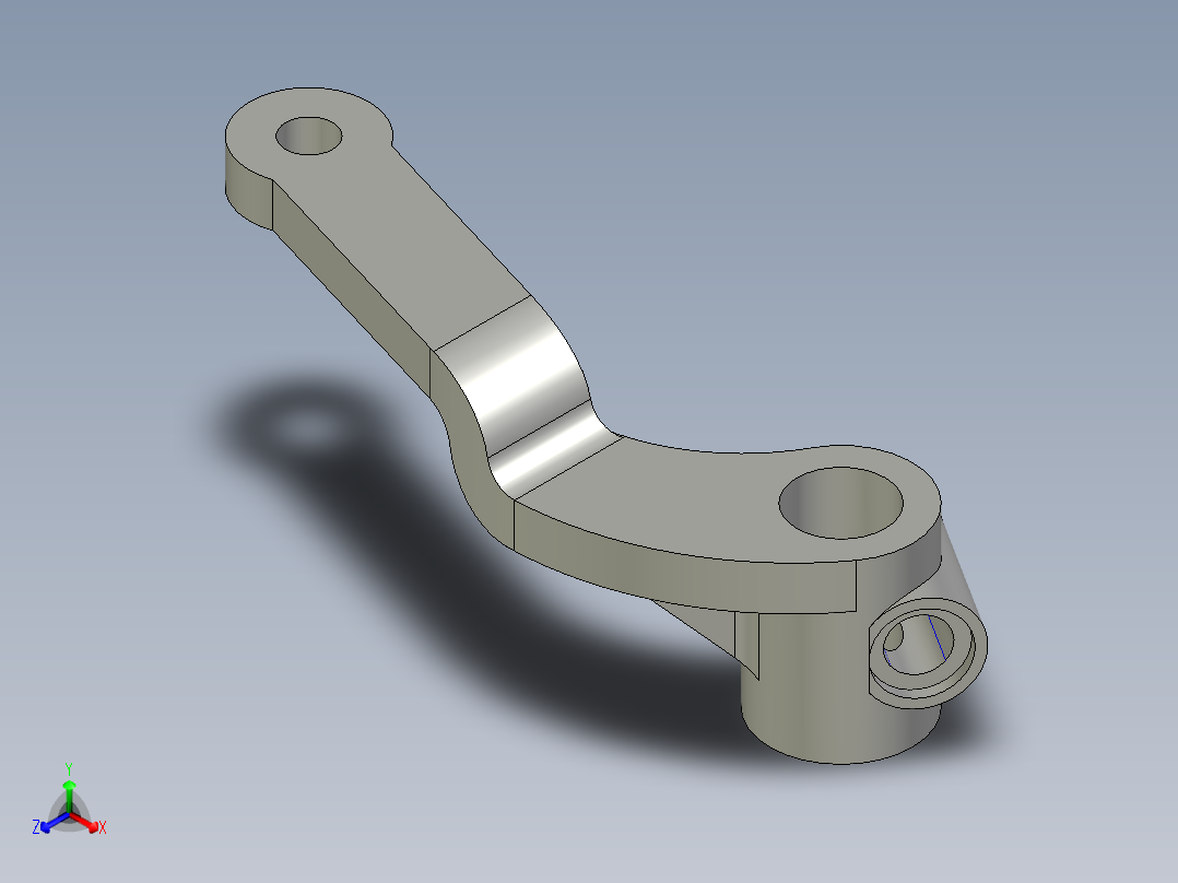 转向臂零件的数控加工工艺规程设计及加工仿真-定制程序正等轴测图