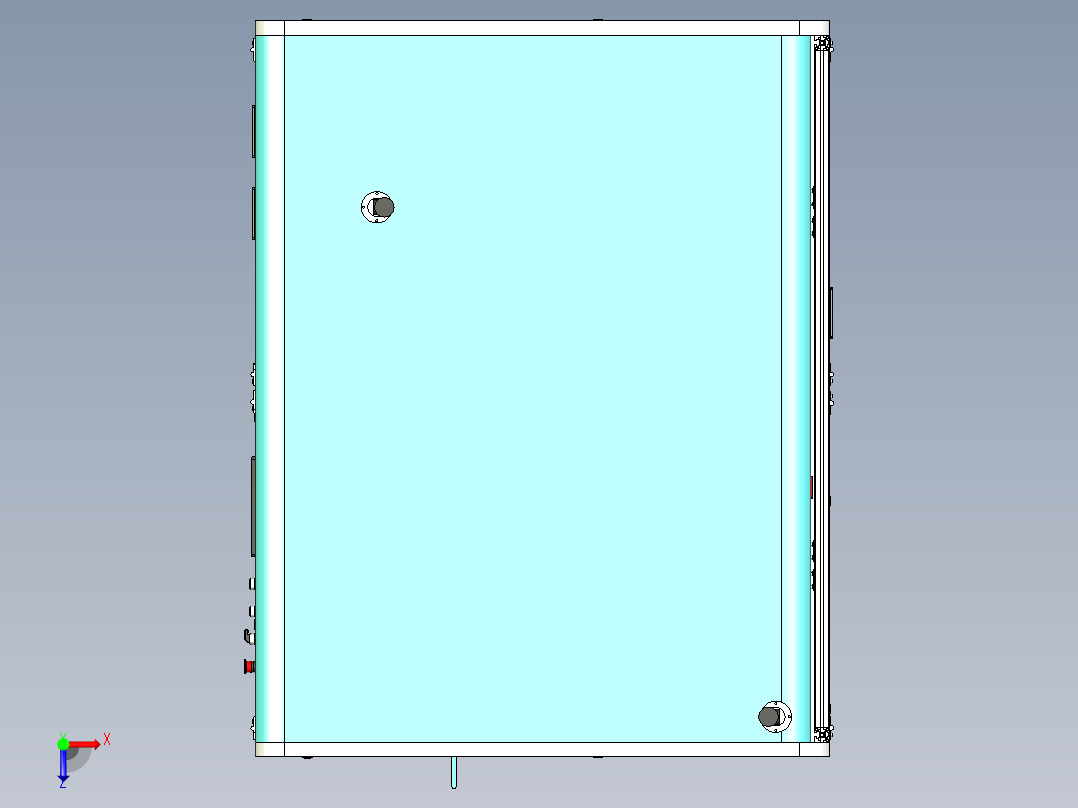 拆封机总装俯视图