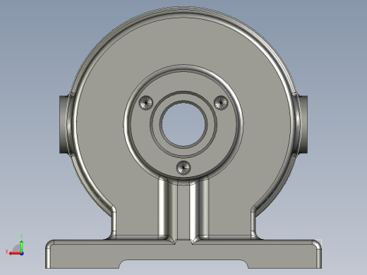 泵体铣端面夹具（CAD图+UG三维）后视缩略图