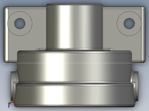 泵体铣端面夹具（CAD图+UG三维）俯视缩略图