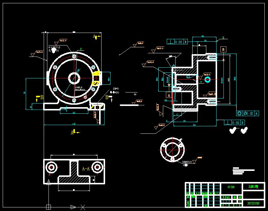 泵体铣端面夹具（CAD图+UG三维）