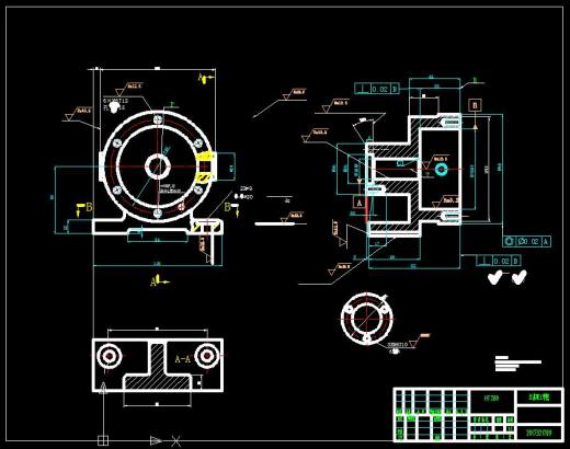 泵体铣端面夹具（CAD图+UG三维）缩略图
