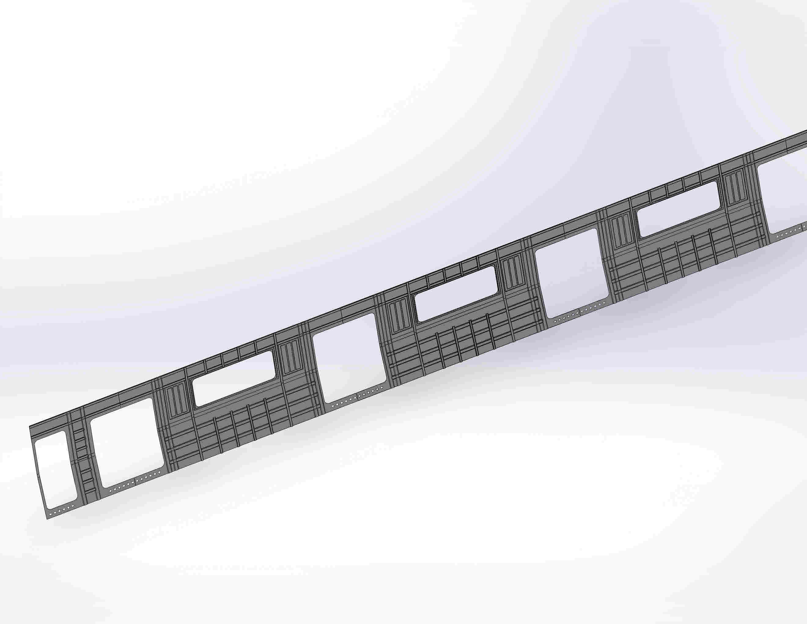 不锈钢地铁车体结构三维SW模型338722==60