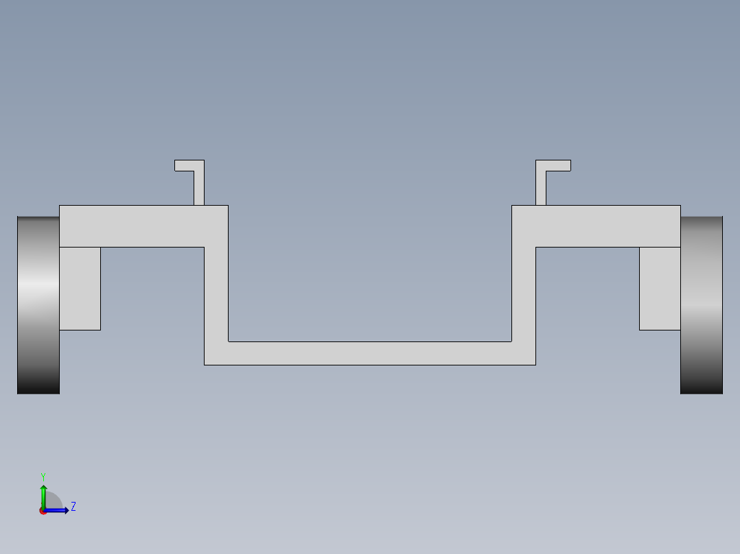 油井冲次变换调整装置左视图