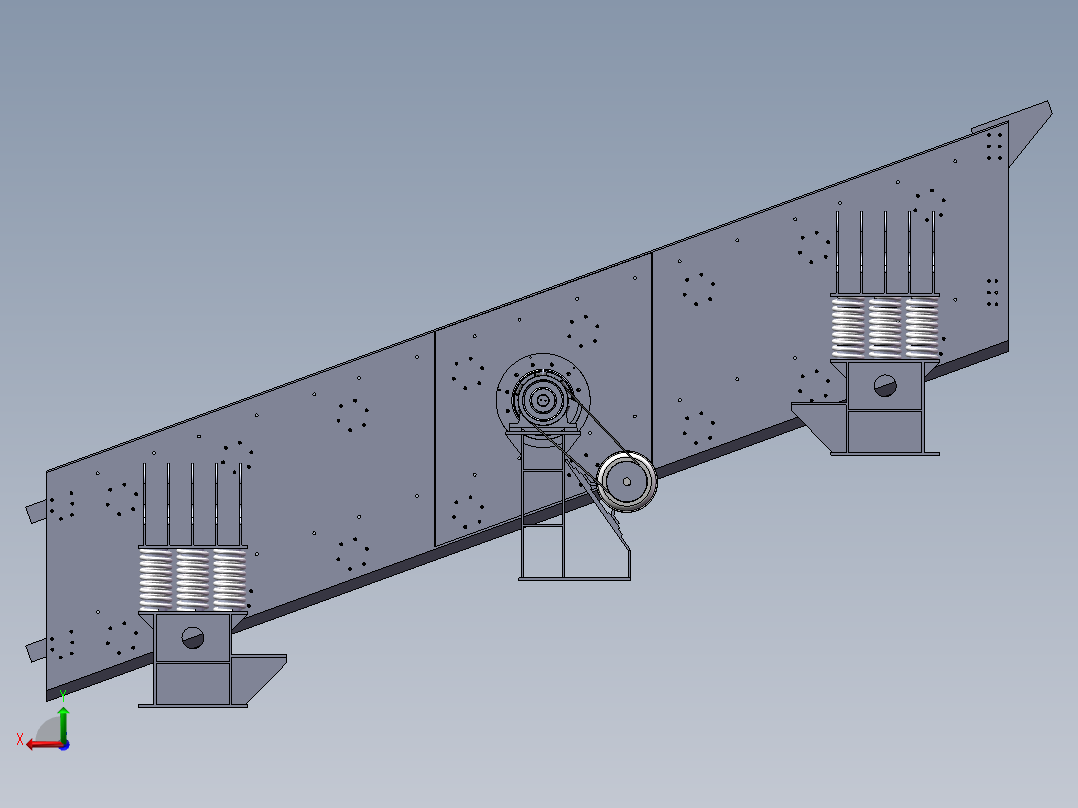 基于SW饲料振动筛设计含三维图后视图