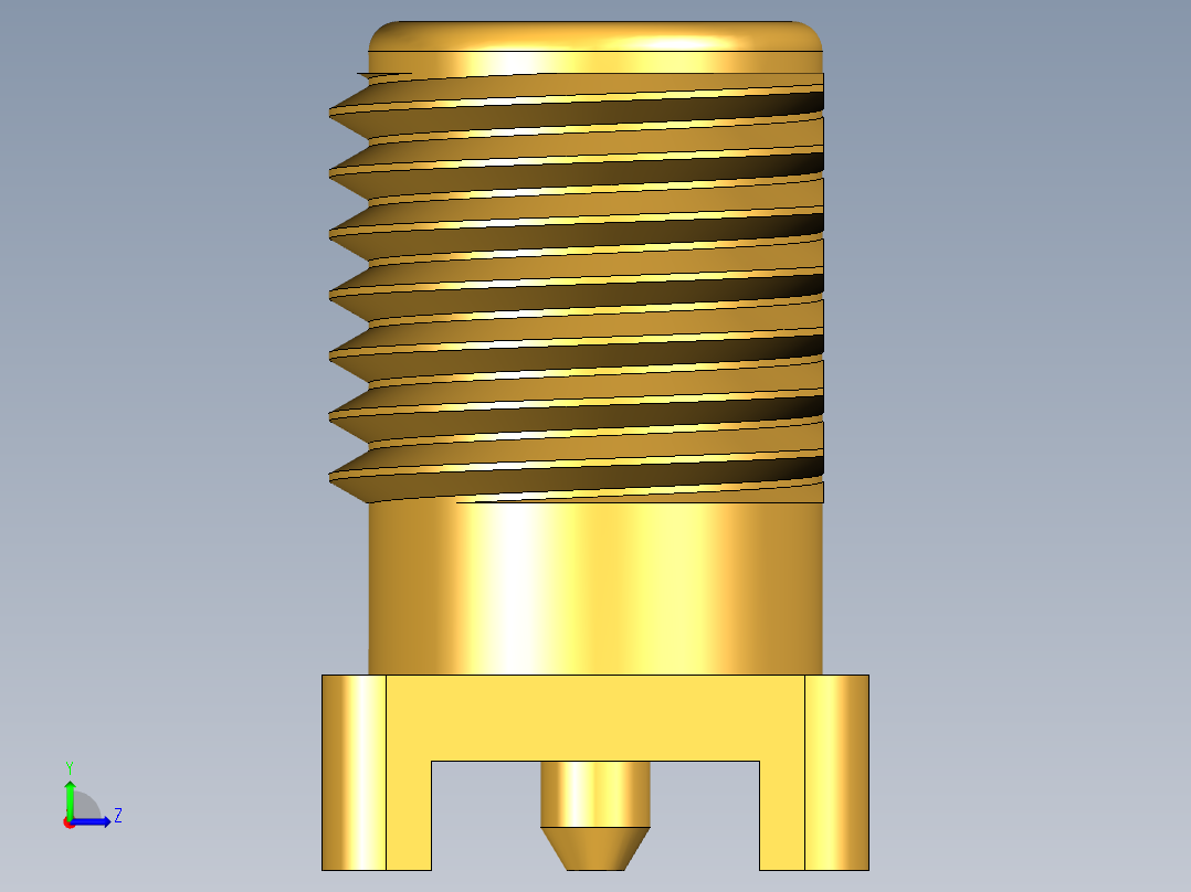 SMA接口55左视图