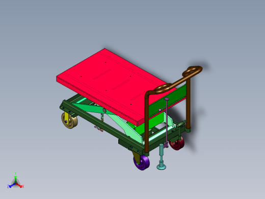 移动式升高装卸小型车
