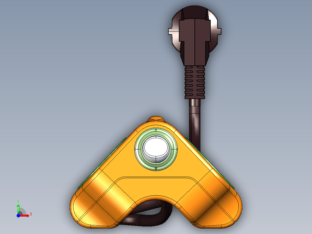 排插-2 STP前视图