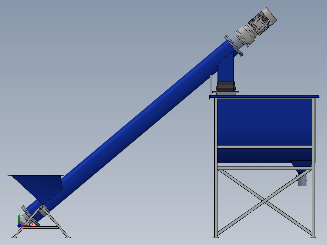 饲料搅拌机sw18前视图