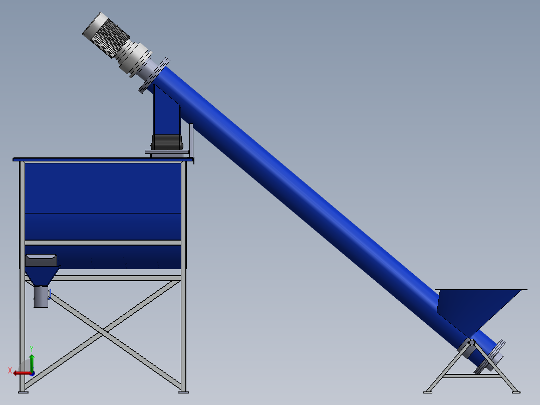 饲料搅拌机sw18后视图