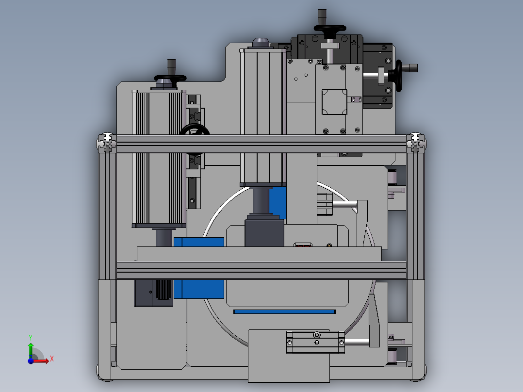在线式方壳打标机sw17可编辑前视图