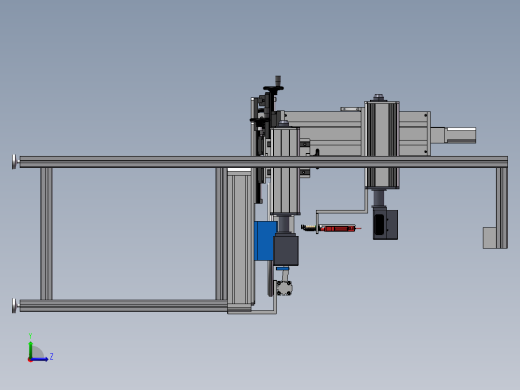 在线式方壳打标机sw17可编辑左视缩略图