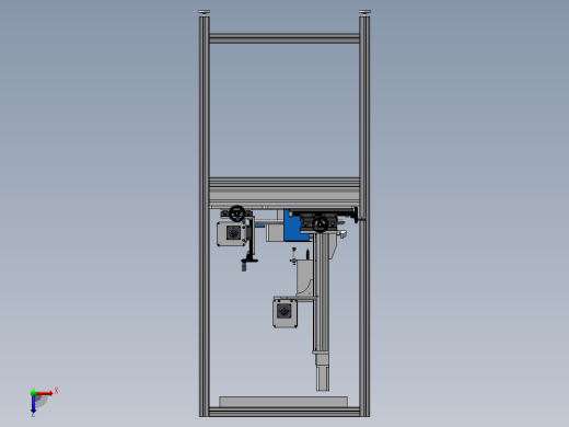 在线式方壳打标机sw17可编辑俯视缩略图