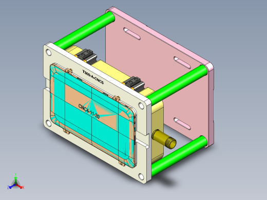 T300-A-笔记本CNC工装夹具三维模型CNC5