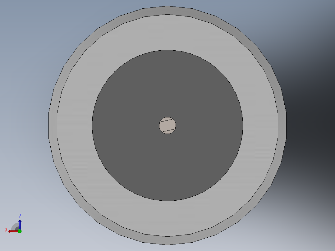 缓冲器（sw15可编辑+工程图+bom）俯视图