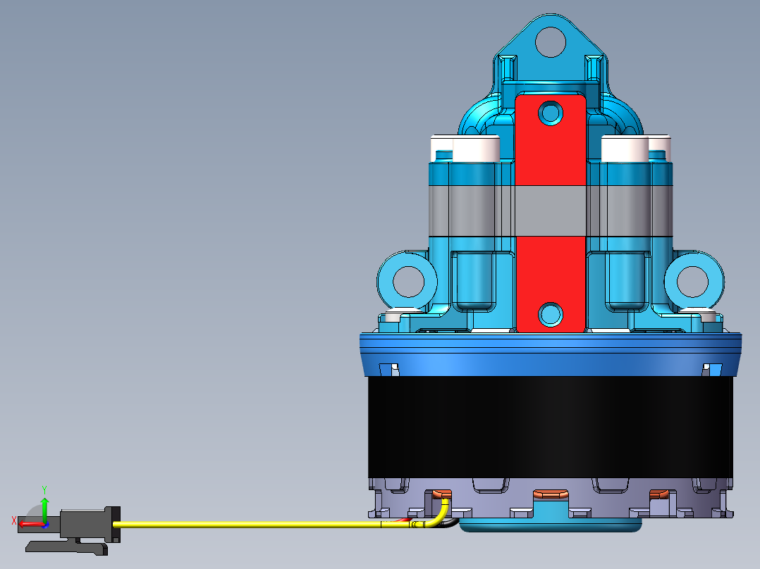 微型齿轮泵sw22后视图