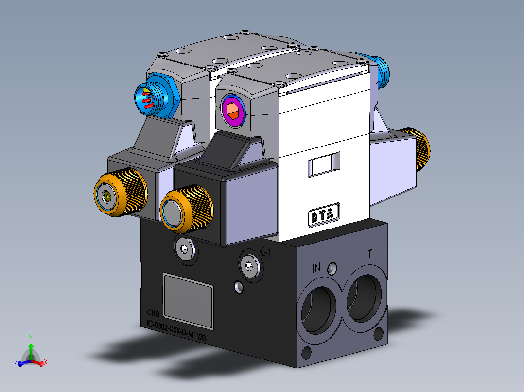 Continental Hydraulics-265762液压元件主视图