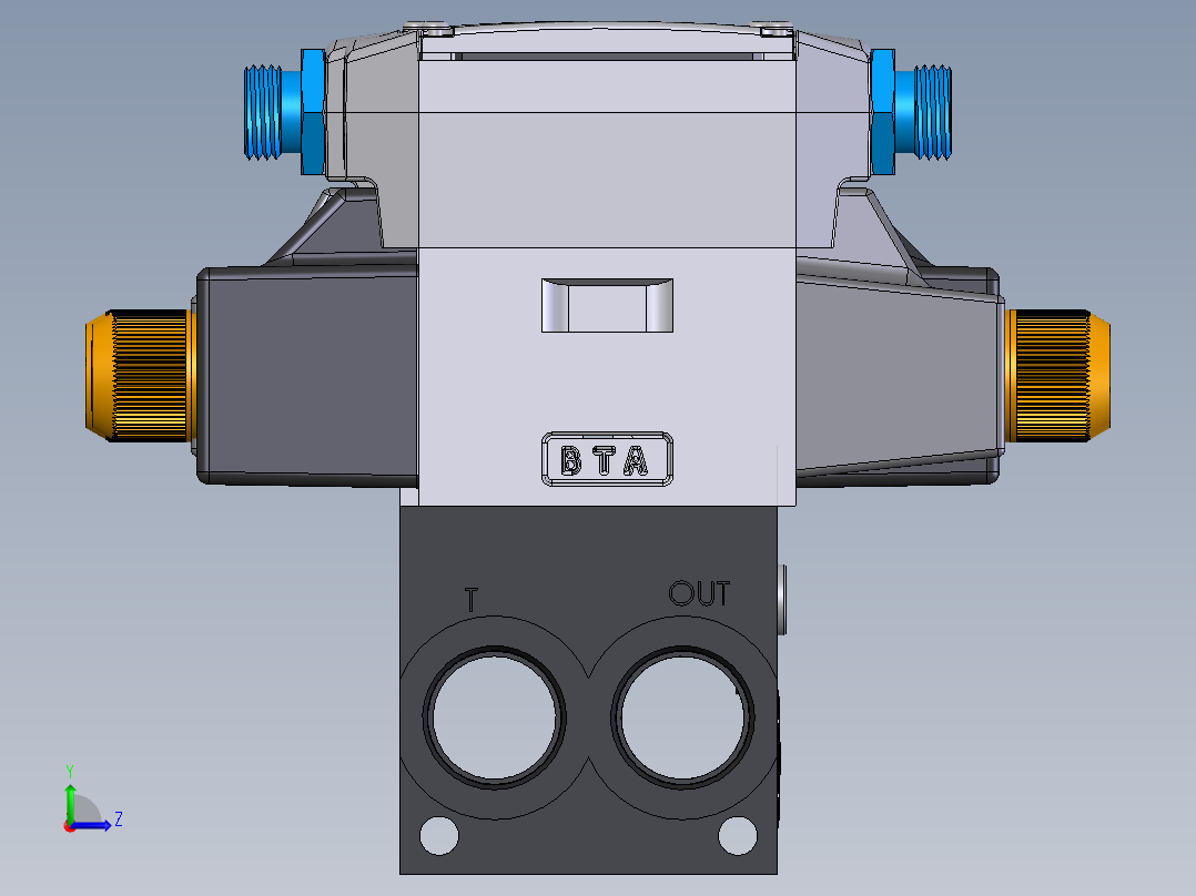 Continental Hydraulics-265762液压元件左视图
