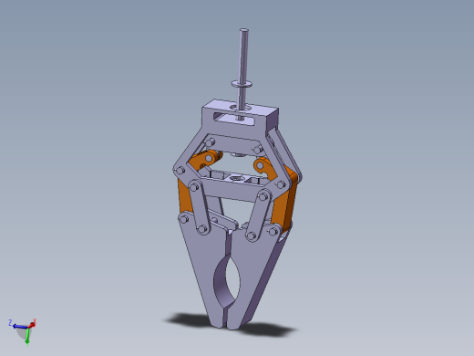 机械夹爪三维模型（需要特征识别）