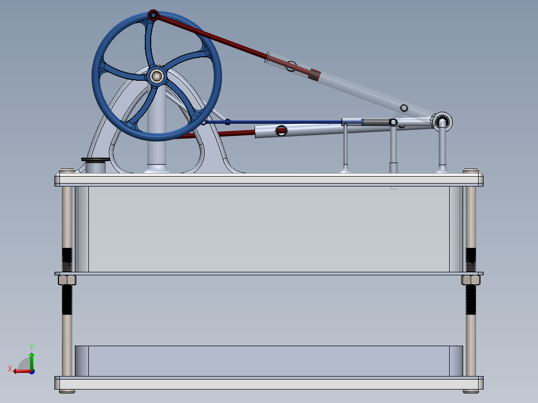 A3003425-蒸汽机后视图