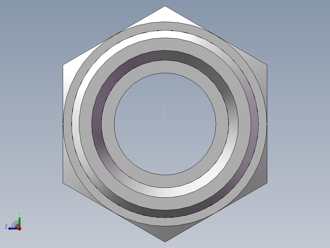 直通内螺纹接头、5CM-22-18右视图