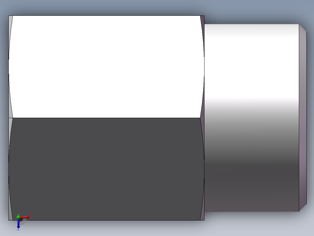 直通内螺纹接头、5CM-22-18俯视图