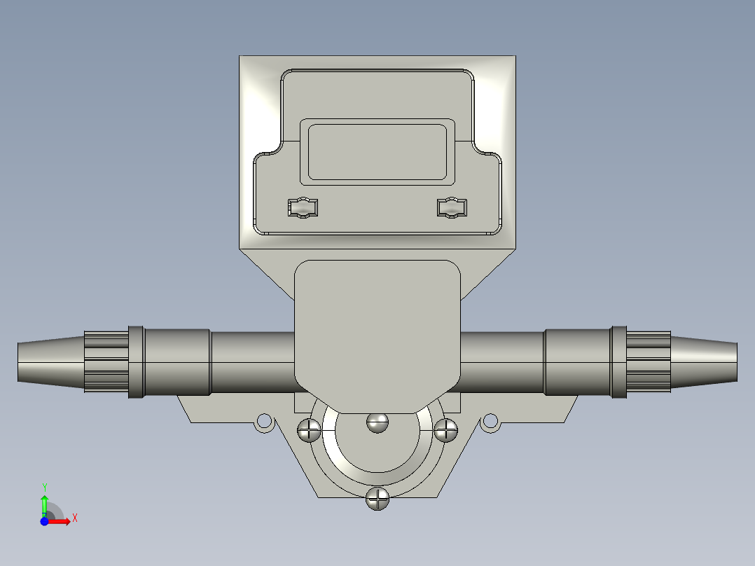 仪表、流量计(9)前视图
