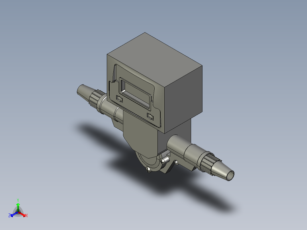仪表、流量计(9)正等轴测图