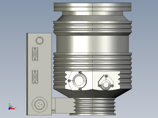 莱宝 磁悬浮分子泵 TURBOVAC MAG W600 iP 参考模型MF50前视缩略图