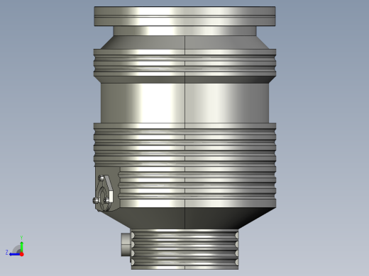 莱宝 磁悬浮分子泵 TURBOVAC MAG W600 iP 参考模型MF50右视缩略图
