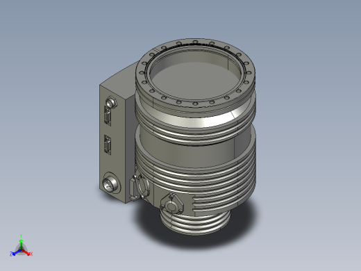 莱宝 磁悬浮分子泵 TURBOVAC MAG W600 iP 参考模型MF50正等轴测缩略图