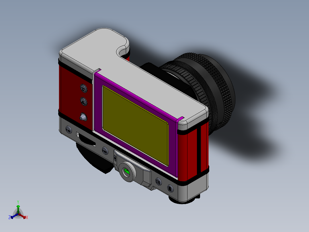 照相机正等轴测图