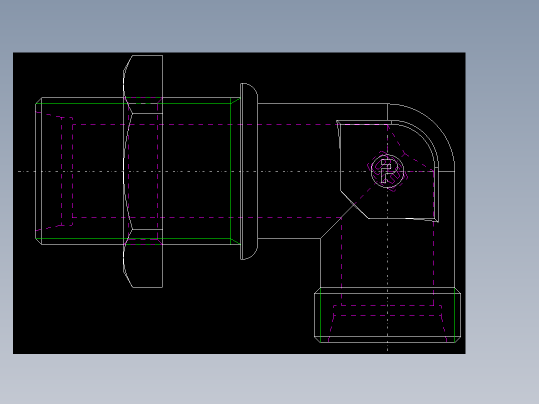 PARKER管接头EO Bulkhead elbow WSV22LOMD71(16)_back