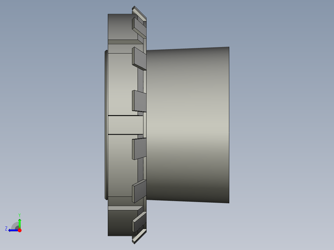 H2系列紧定套H207224282944右视图