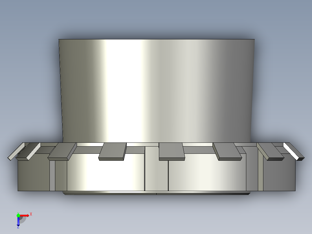 H2系列紧定套H207224282944俯视图