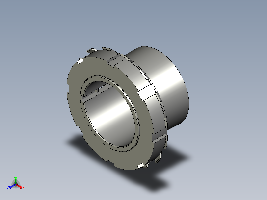 H2系列紧定套H207224282944正等轴测图