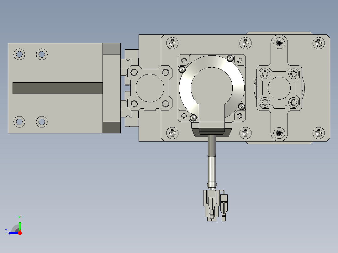 11IAN1200-003-000旋盖头部分右视图