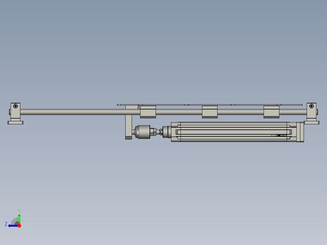 塑料袋定位治具右视图