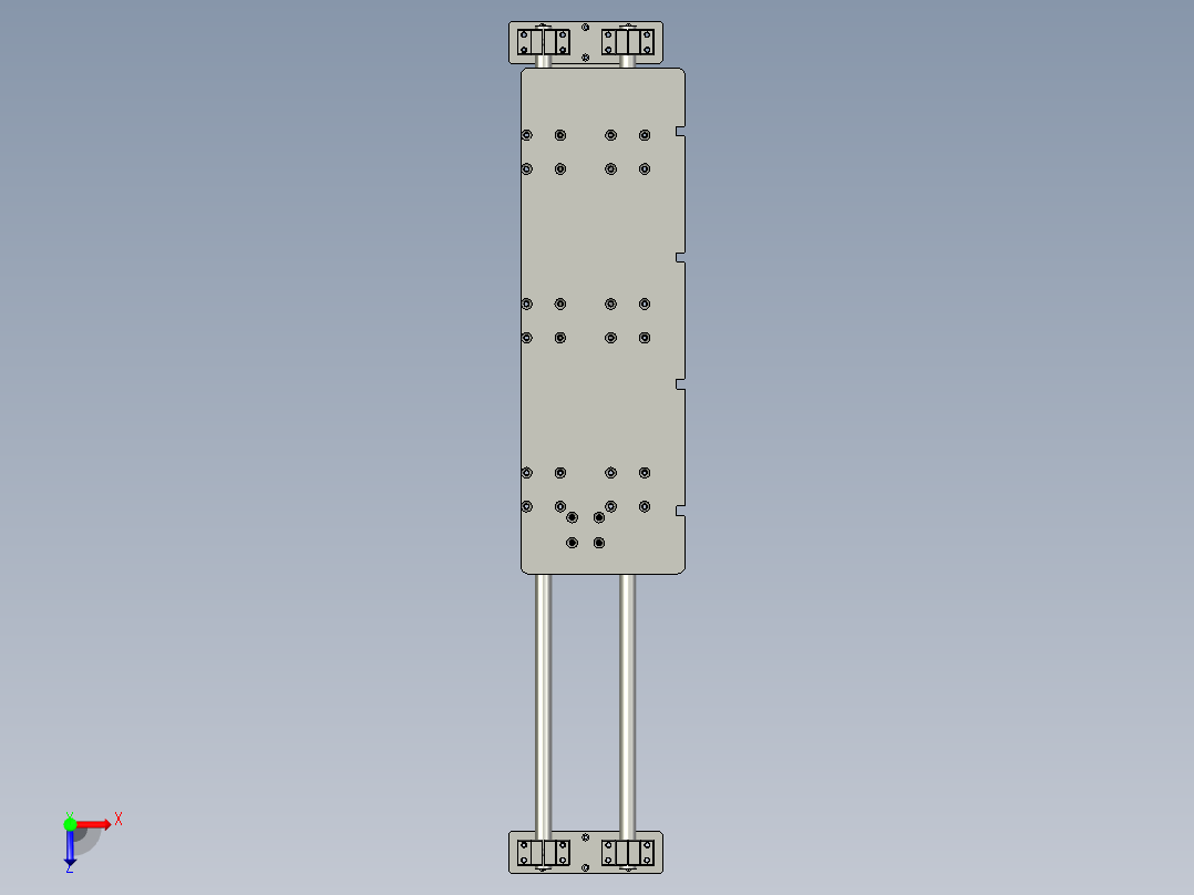 塑料袋定位治具俯视图