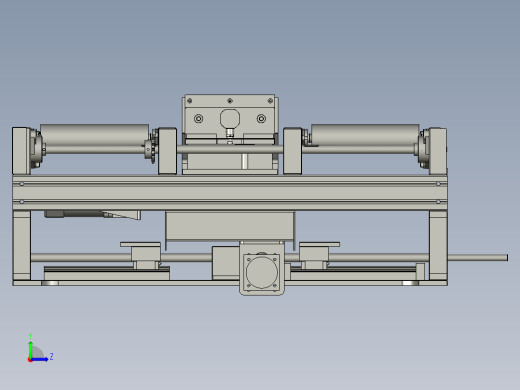 纸箱打包双组倍链传送生产线设计assy-DZ-升降拉-V3左视缩略图