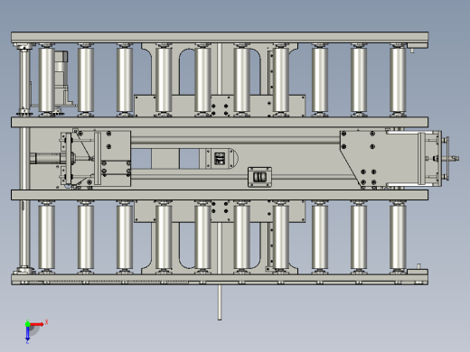 纸箱打包双组倍链传送生产线设计assy-DZ-升降拉-V3俯视缩略图