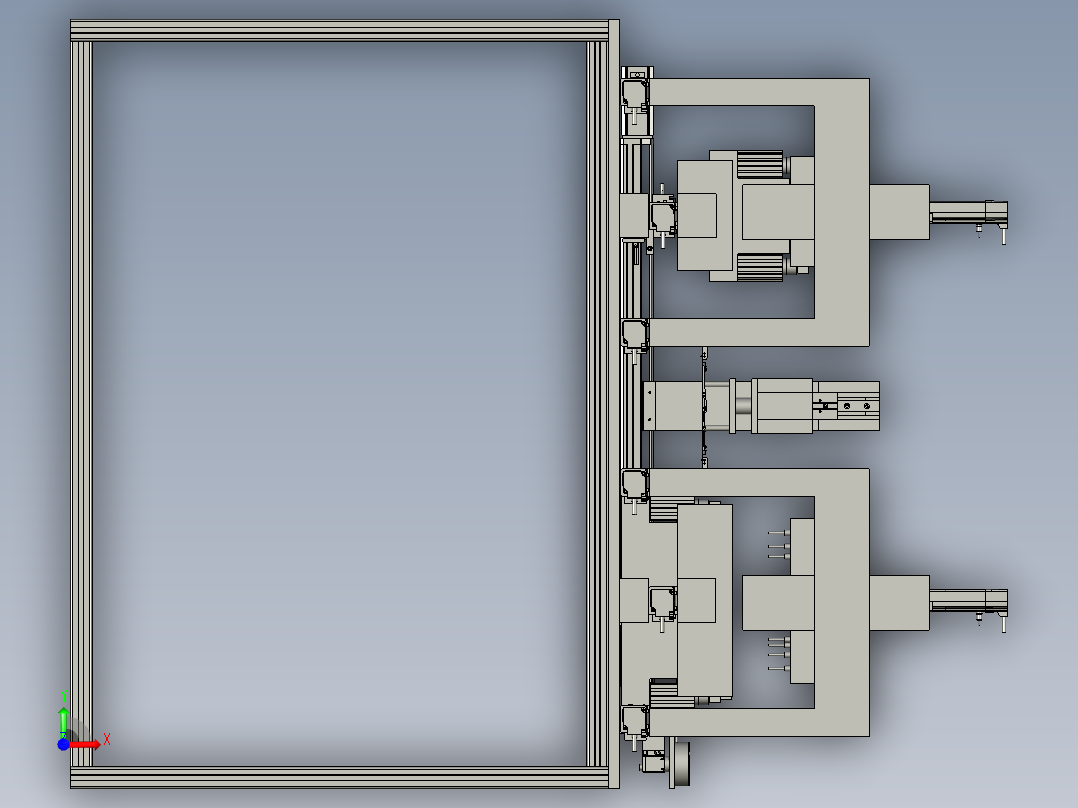 CD盒攻丝总成前视图
