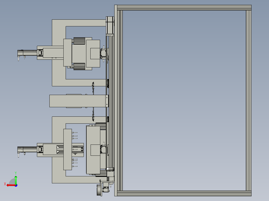 CD盒攻丝总成后视图