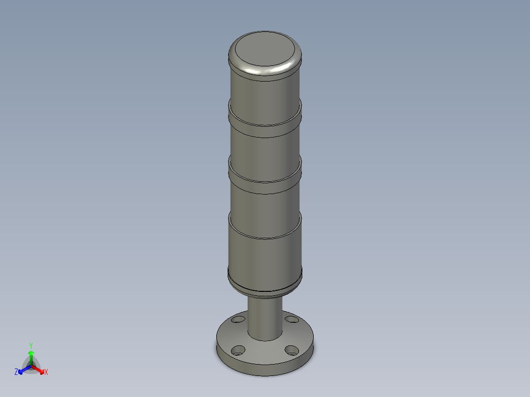 警示灯JD50E3-L01RGY122_AC220V主视图
