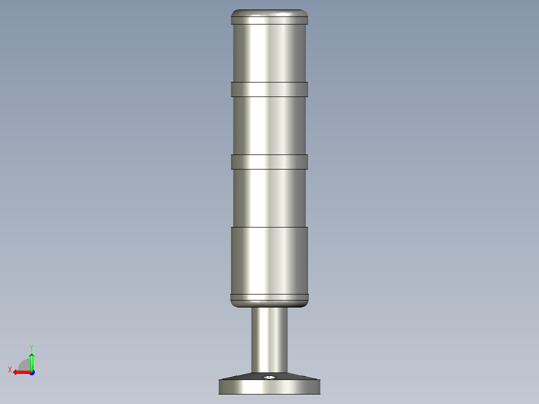 警示灯JD50E3-L01RGY122_AC220V后视图