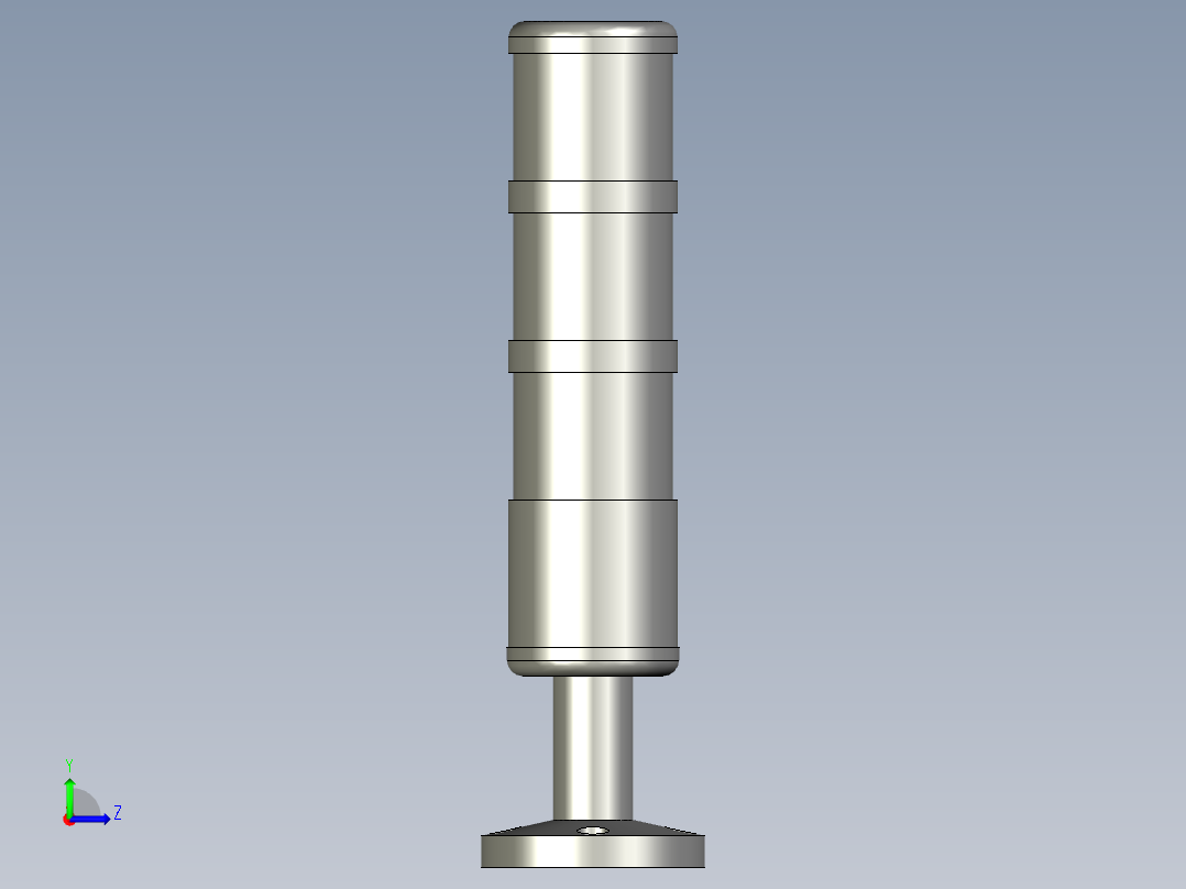 警示灯JD50E3-L01RGY122_AC220V左视图
