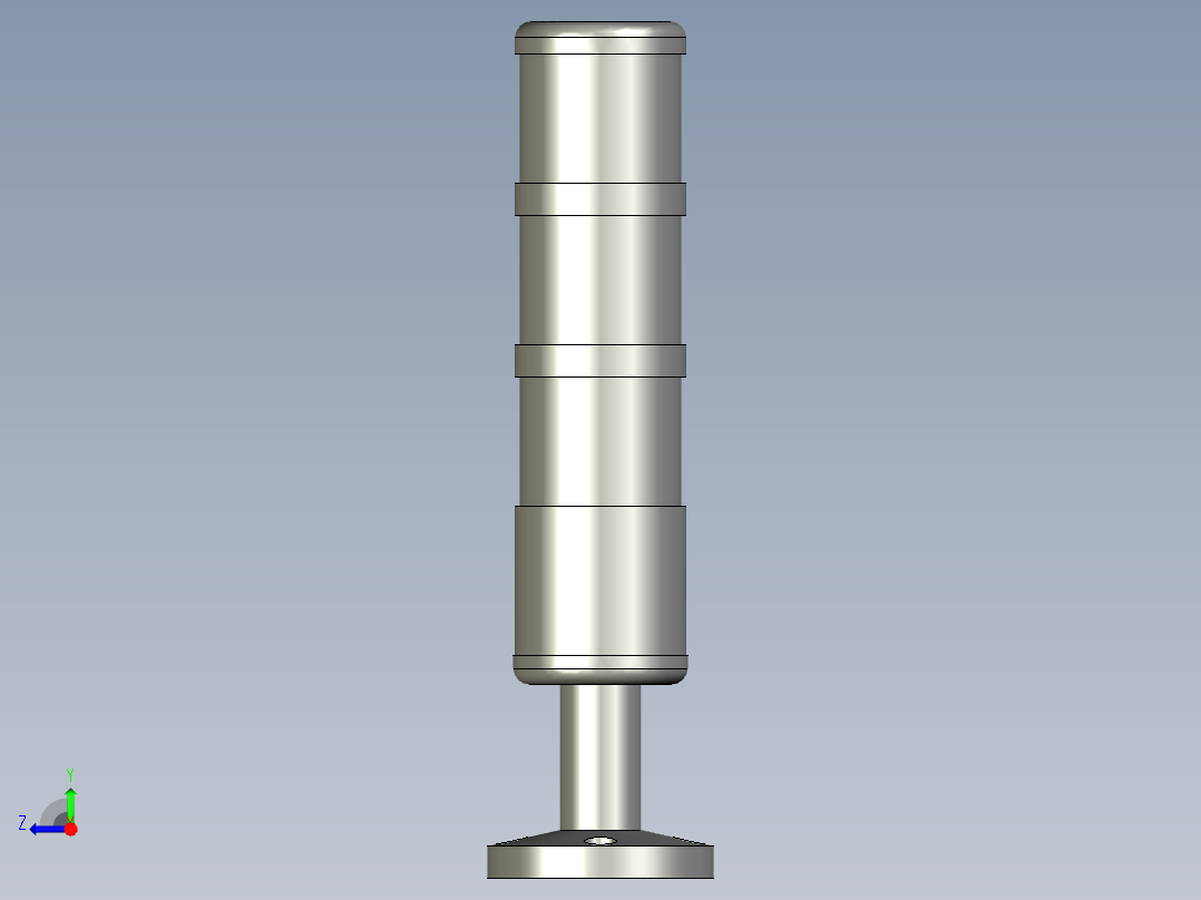 警示灯JD50E3-L01RGY122_AC220V右视图