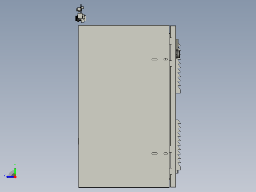 电气基业箱控制箱配电箱右视缩略图
