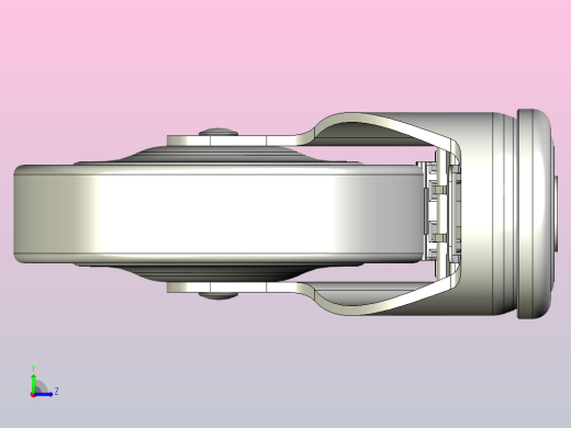福马脚轮P-125-STEM左视缩略图