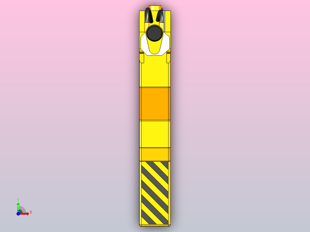 机械手（液压伸缩） (2)前视图